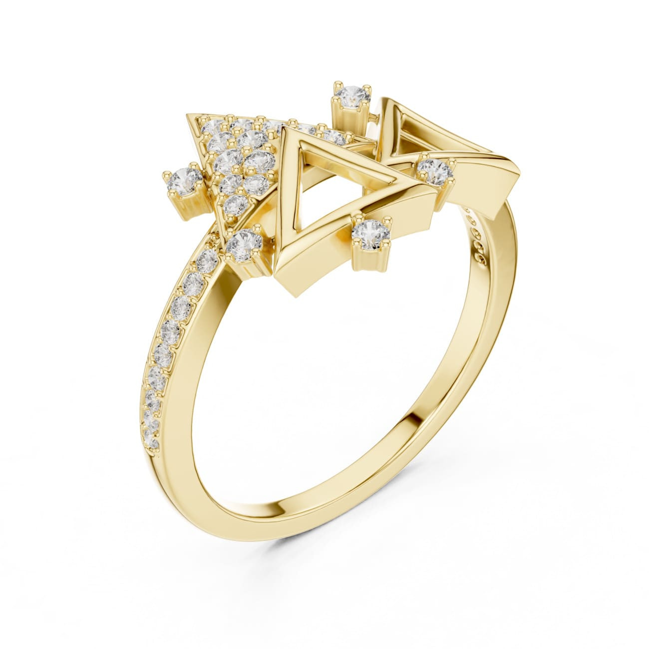LR-01Y-#viwe2 GJ LR15 Ring - Image 1