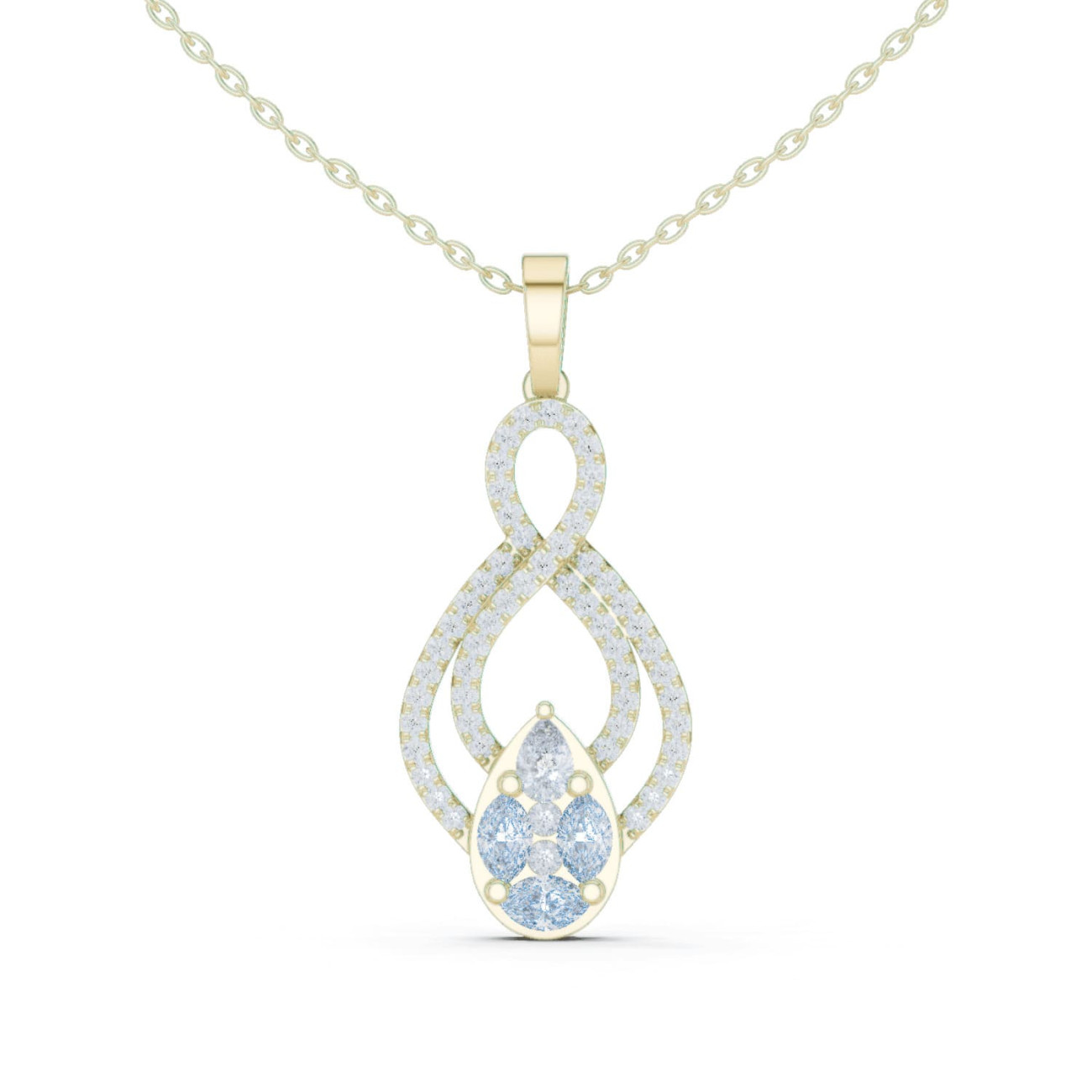 Y,GEM,GEM,GEM,Metal 02_0_1_1_1 GJP 2 Pendant - Image 1